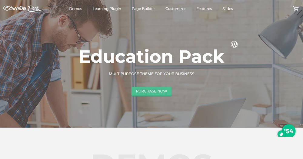 Website giáo dục Education Pack