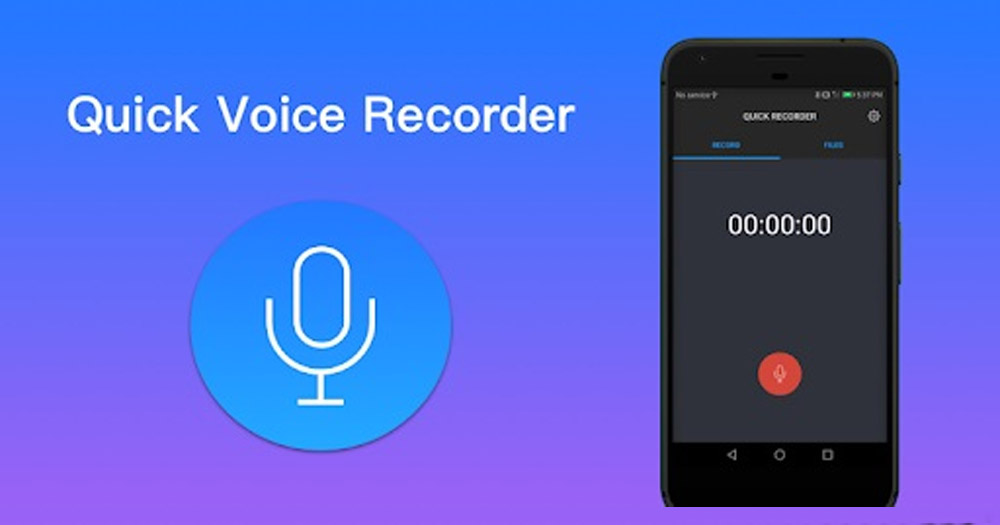 Ứng dụng Quick Voice Recoder