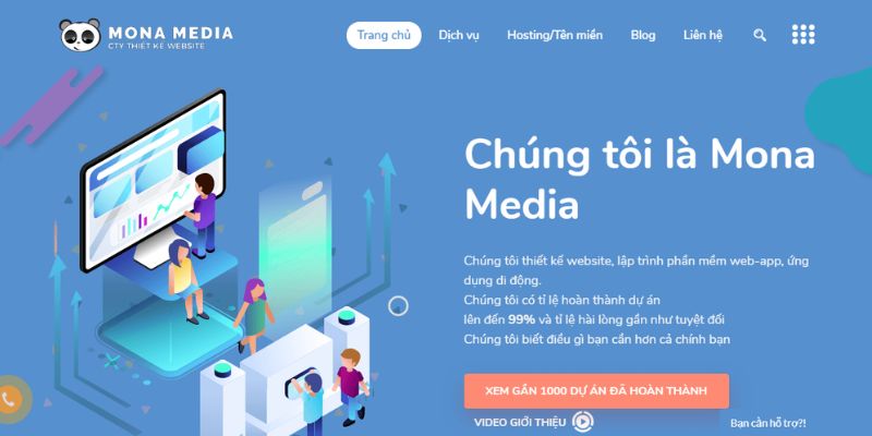 Mona Media - Công ty thiết kế website tư vấn du học hàng đầu tại Việt Nam