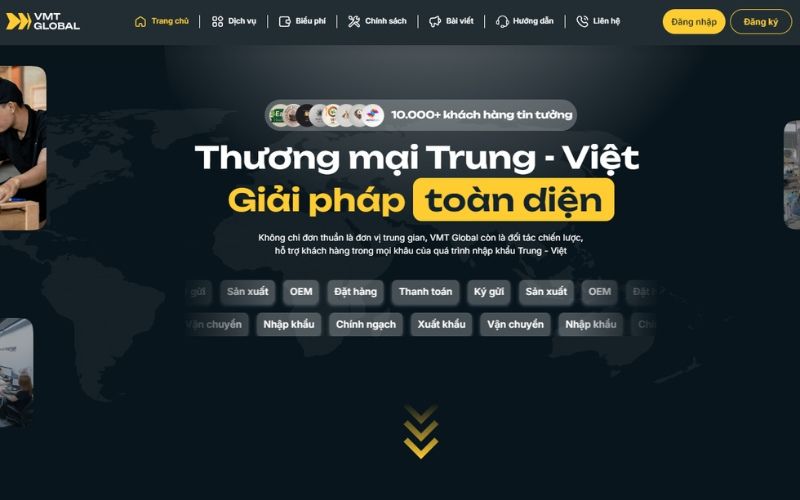 web order quảng châu VMT Global