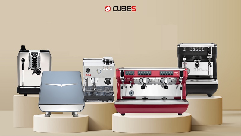 cửa hàng mua máy pha cà phê Cubes Asia