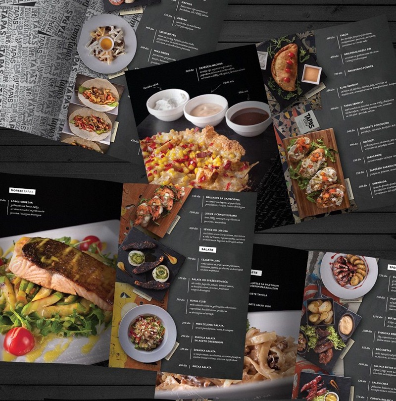 đưa món ăn đặc biệt lên đầu menu