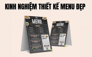kinh nghiệm thiết kế menu đẹp