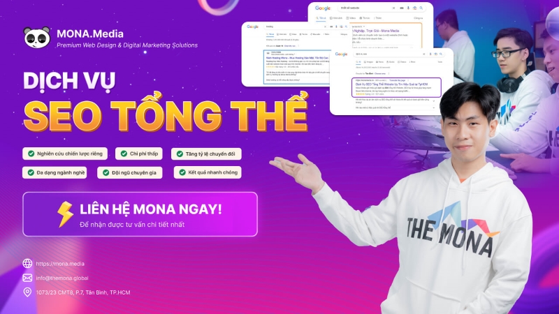 Dịch vụ SEO trọn gói uy tín tại MONA Media