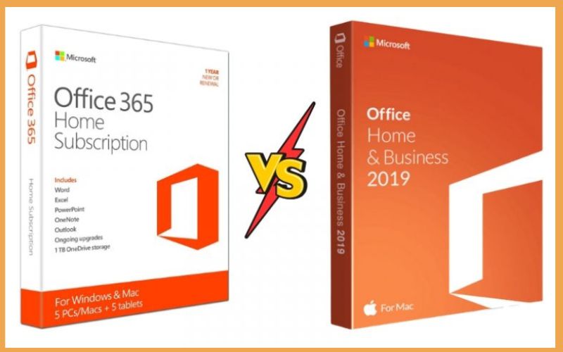 so sánh office 365 và các phiên bản khác