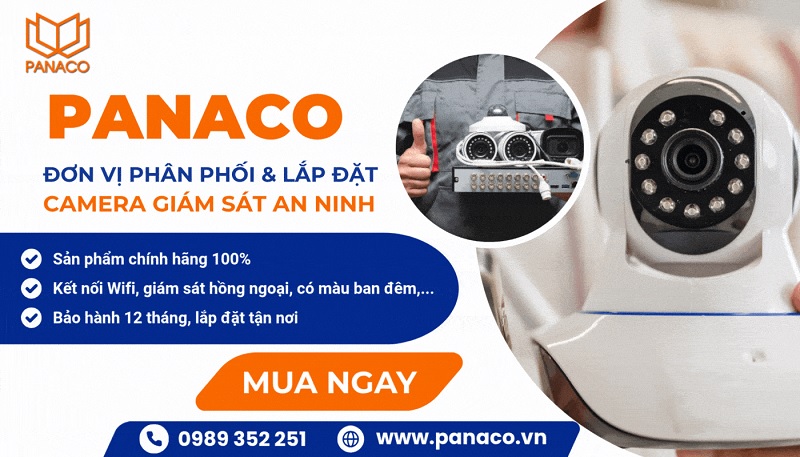 PANACO - Đơn vị phân phối và lắp đặt camera văn phòng