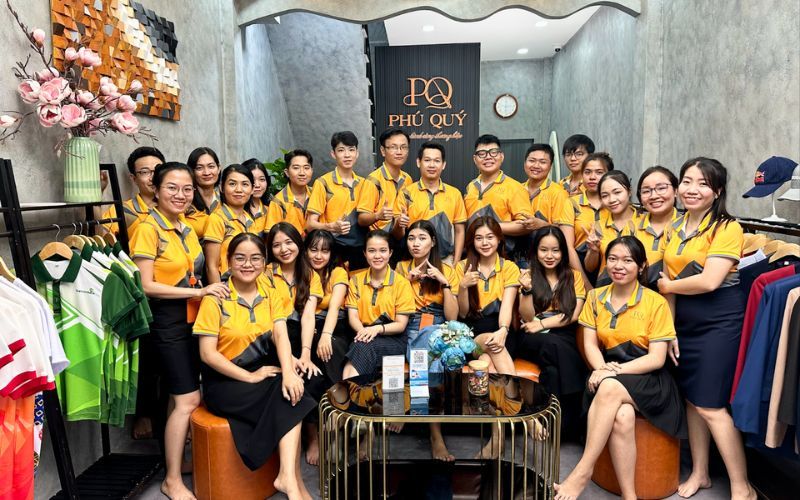 xưởng may đồng phục Phú Quý uy tín