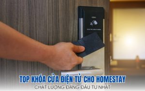 khóa cửa điện tử cho homestay