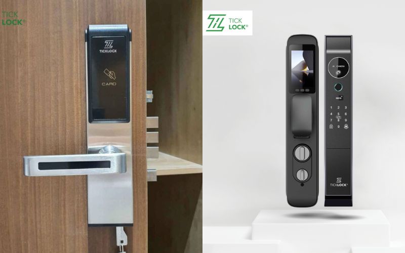 Khóa cửa điện tử homestay TICKLOCK T300